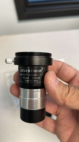 Used Celestron T-Adapter/Barlow Lens Universal - 1.25"