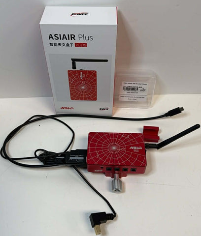 Used ZWO ASIAIR PLUS 256GB + Dove Air Clamp + 512GB drive