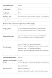 ZWO FF90 APO specifications table