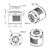 Used ZWO ASI183MC Pro (color)