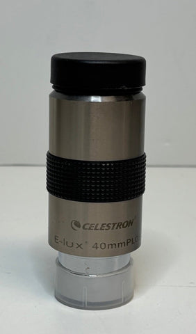 Used Celestron E-Lux 40mm Plossl Eyepiece - 1.25"