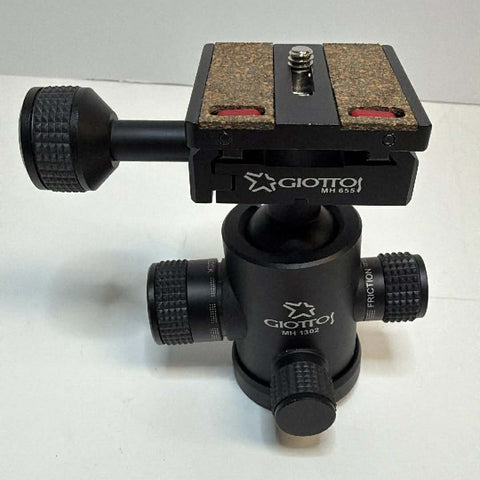 Used Giotto MH-1302 Pro Series II Ballhead with MH-655