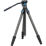 SIRUI ST124 with VA5 Fluid Head Carbon Fiber Tripod