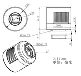 ZWO M42 T2-T2 11mm Extender