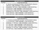 ZWO EAF bracket for C8 and C9.25