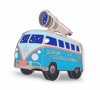 Stargazing Van Enamel Pin