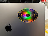 April 8, 2024 Total Solar Eclipse Hologram Sticker