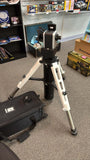 Used iOptron AZ Pro Mount Head on white Tri-Pier