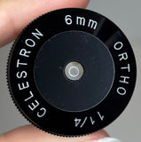 Vintage Celestron 6mm Orthoscopic Eyepiece