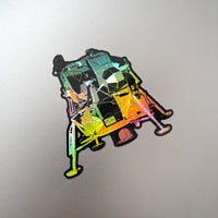 Apollo LEM Holographic Style Sticker